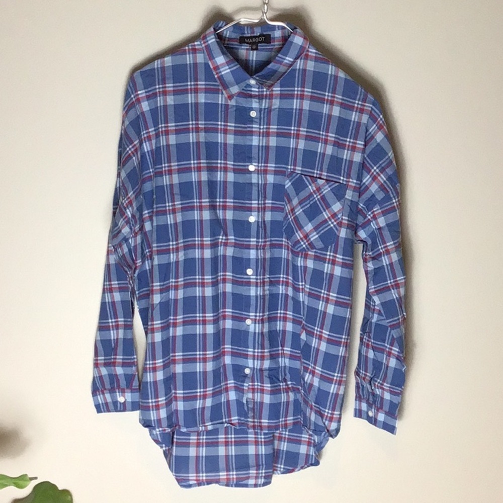 Margot > Plaid Button Down Small